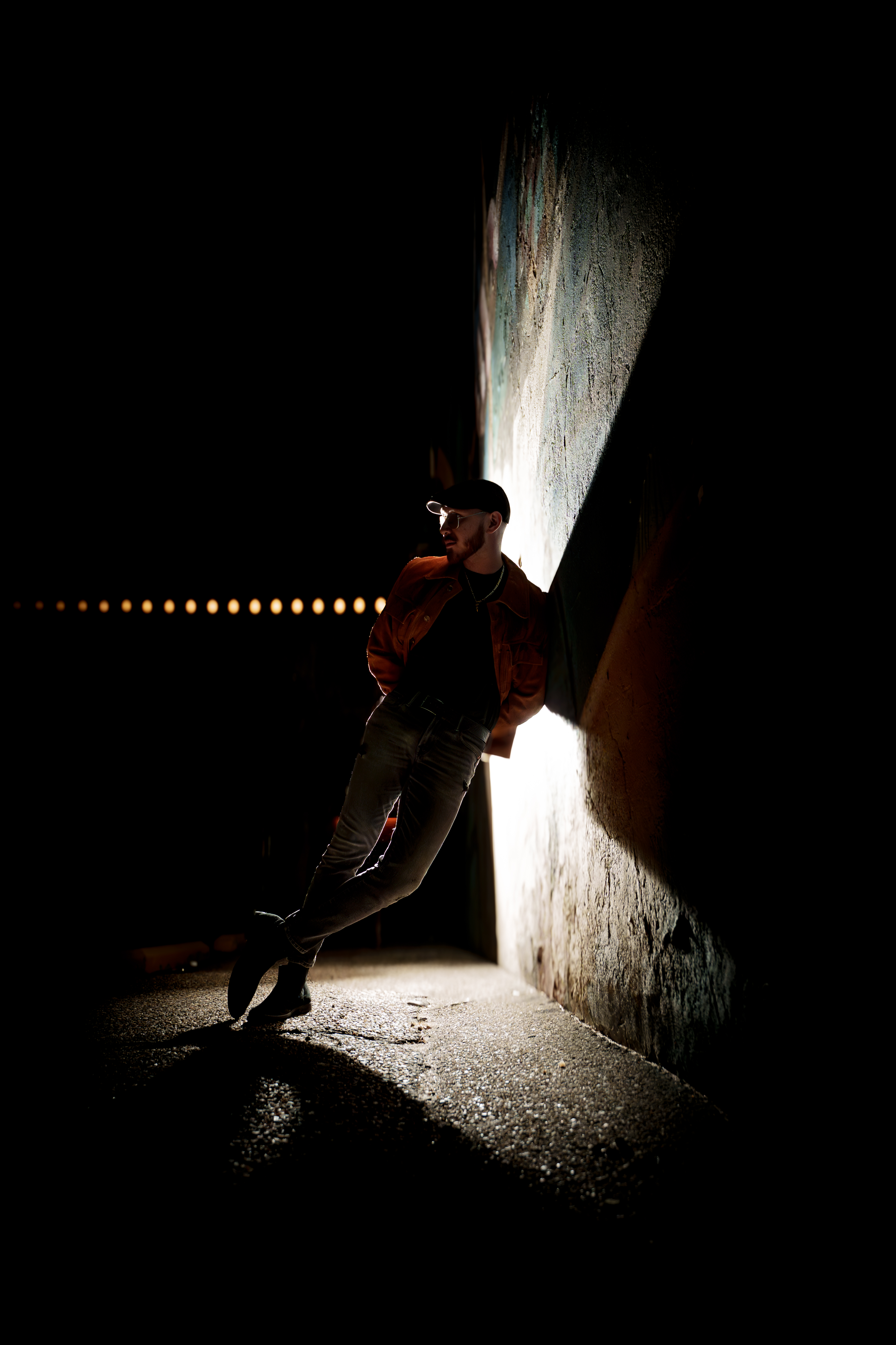 Portrait — low light alley